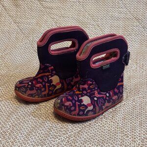 Baby BOGS Classic Zoo Waterproof Boots | Size Infant 6 EU 22
